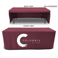Suede Box Style Cloth fits 6' Table (Open Back)